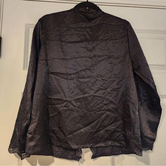Silky black lightweight cardigan - Picture 4 of 4